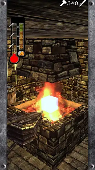 Play Weapon Forge: Hit The Metal as an online game Weapon Forge: Hit The Metal with UptoPlay