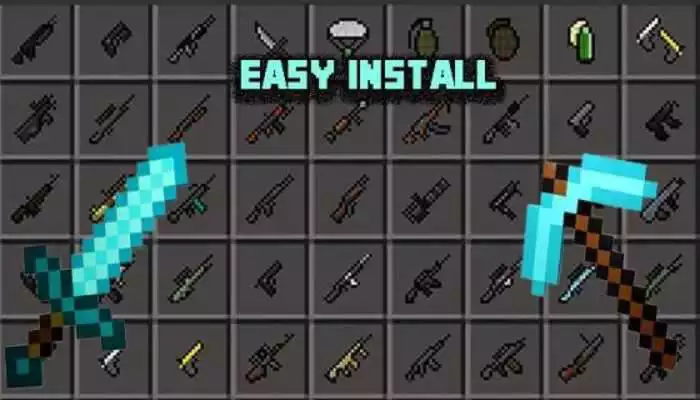 Play Weapon mod for minecraft