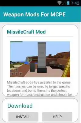 Play Weapon MODS For MCPE Play Weapon MODS For MCPE
