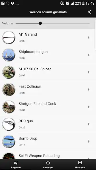 Play Weapon Sounds Gunshots as an online game Weapon Sounds Gunshots with UptoPlay