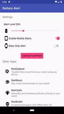 Play Wear OS Custom Battery Alert on Phone or Watch