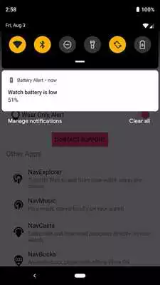Play Wear OS Custom Battery Alert on Phone or Watch