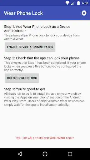 Play Wear Phone Lock for Wear OS as an online game Wear Phone Lock for Wear OS with UptoPlay
