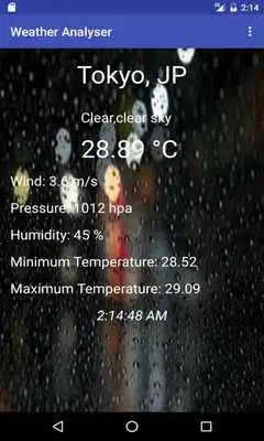 Play WEATHER ANALYSER