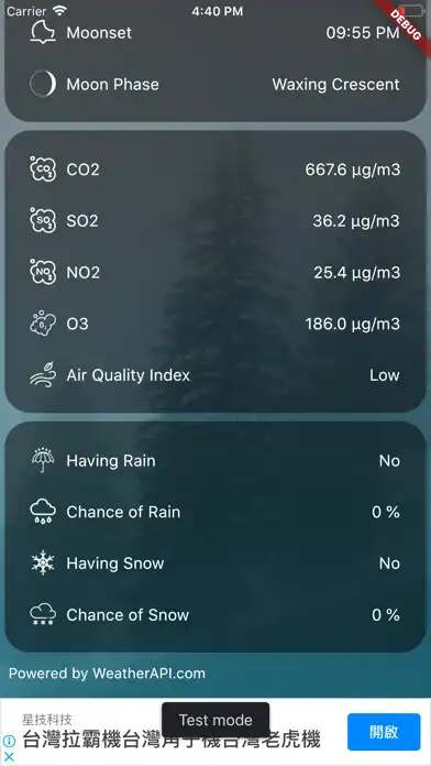 Play iPhone app Weather App Live Download from ApkOnline