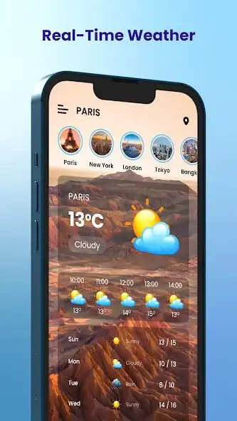 Play Weather app widget- Live radar as an online game Weather app widget- Live radar with UptoPlay