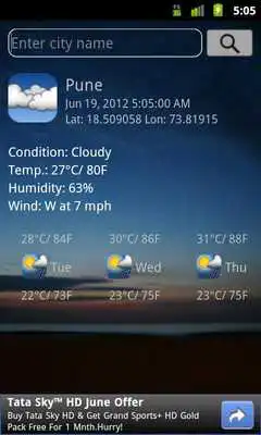 Play Weather Around Me