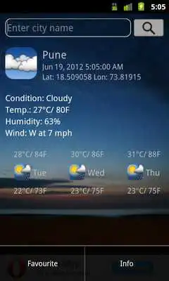 Play Weather Around Me