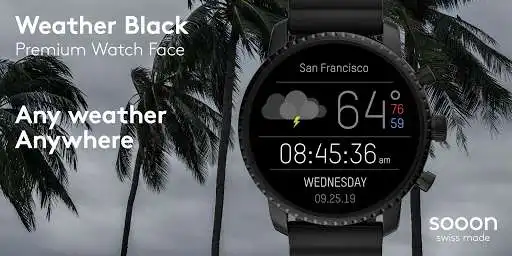 Play Weather Black Premium Watch Face and enjoy Weather Black Premium Watch Face with UptoPlay Play Weather Black Premium Watch Face and enjoy Weather Black Premium Watch Face with UptoPlay