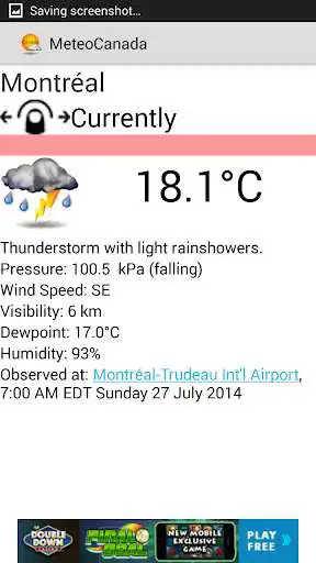 Play Weather Condition In Canada as an online game Weather Condition In Canada with UptoPlay