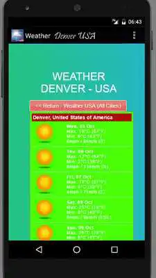 Play Weather Denver USA