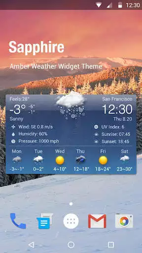 Play Weather forecast clock widget  and enjoy Weather forecast clock widget with UptoPlay