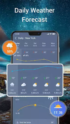 Play Weather Forecast - Live Weather Radar & Widgets as an online game Weather Forecast - Live Weather Radar & Widgets with UptoPlay
