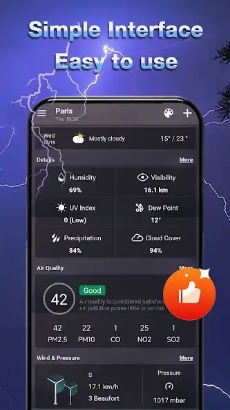 Play Weather Forecast: Radar Live as an online game Weather Forecast: Radar Live with UptoPlay