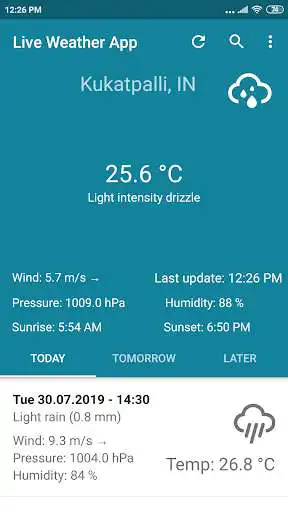 Play Weather: Forecast & Radar Maps as an online game Weather: Forecast & Radar Maps with UptoPlay