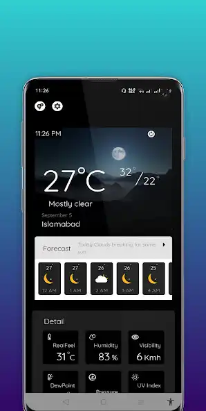 Play Weather Forecast - Real-time Weather App as an online game Weather Forecast - Real-time Weather App with UptoPlay