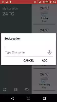 Play Weather forecast today Widget