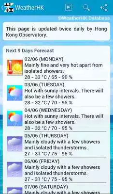 Play Weather HK Hong Kong Widget Play Weather HK Hong Kong Widget