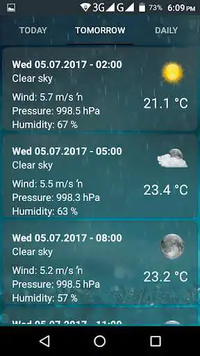 Play Weather Lite Go as an online game Weather Lite Go with UptoPlay