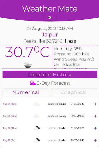 Play WeatherMate  and enjoy WeatherMate with UptoPlay