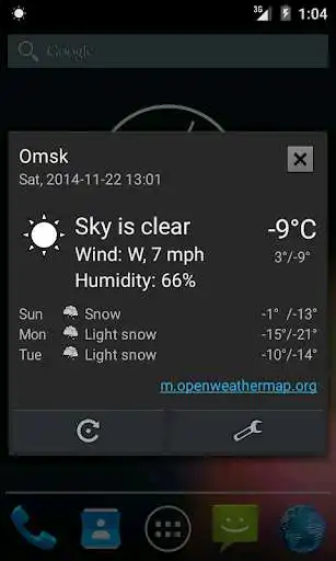 Play Weather notification