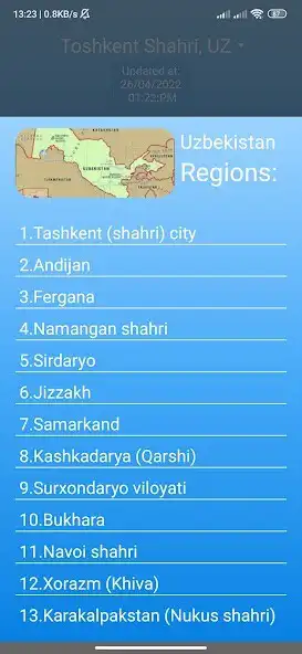 Play Weather of Uzbekistan as an online game Weather of Uzbekistan with UptoPlay