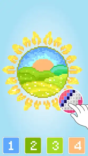 Play Weather Pixel Art Coloring  and enjoy Weather Pixel Art Coloring with UptoPlay