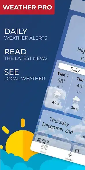 Play Weather Pro: Forecast  Widget  and enjoy Weather Pro: Forecast  Widget with UptoPlay
