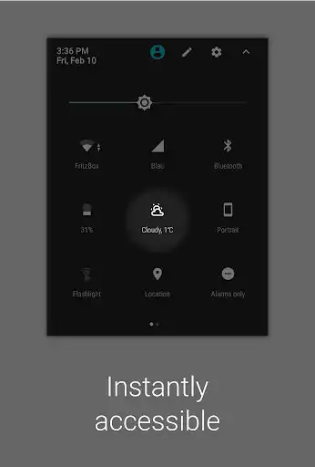 Play Weather - Quick Settings Tile  and enjoy Weather - Quick Settings Tile with UptoPlay