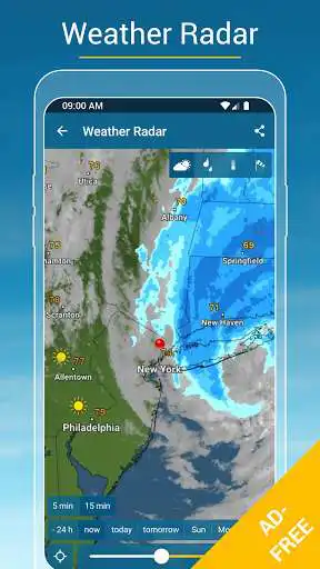 Play Weather  Radar USA - Pro as an online game Weather  Radar USA - Pro with UptoPlay