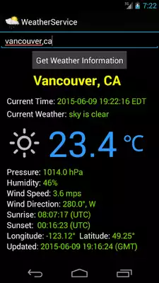 Play WeatherService Play WeatherService