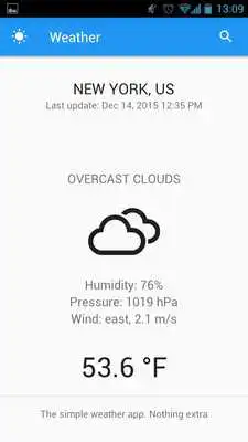 Play Weather Simple App
