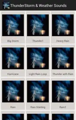 Play Weather Sounds