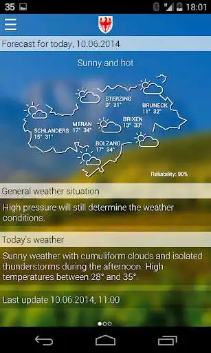 Play Weather South Tyrol as an online game Weather South Tyrol with UptoPlay