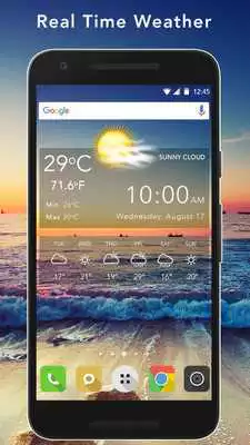 Play Weather updates  Temperature report