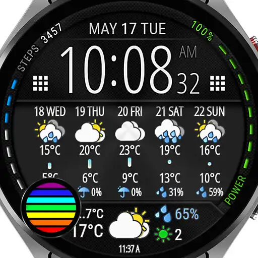 Play Weather watch face W1 APK