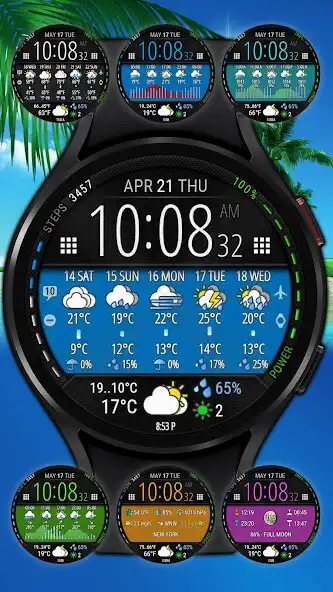Play Weather watch face W1 as an online game Weather watch face W1 with UptoPlay