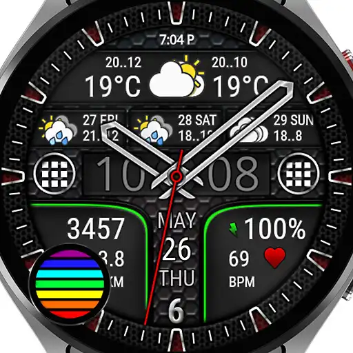 Play Weather watch face W2 APK