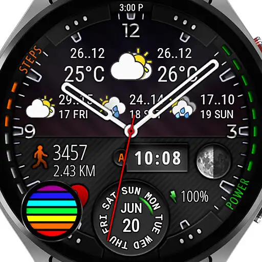 Play Weather watch face W3 APK