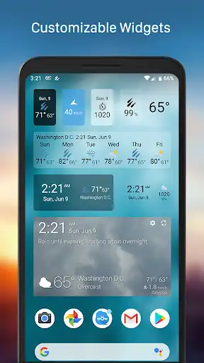 Play Weather  Widget - Weawow as an online game Weather  Widget - Weawow with UptoPlay
