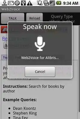 Play Web2Voice for Alibris
