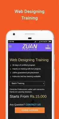 Play Web Designing Course - Zuan