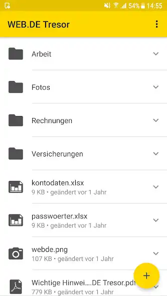 Play WEB.DE Tresor as an online game WEB.DE Tresor with UptoPlay