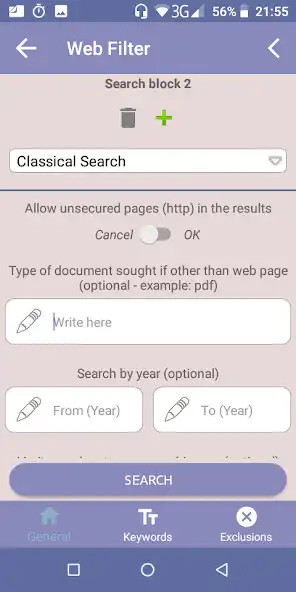 Play Web Filter - Assistant to search with operators as an online game Web Filter - Assistant to search with operators with UptoPlay