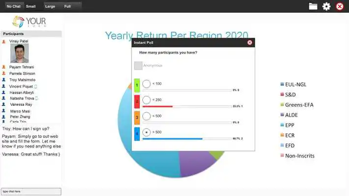 Play Webinato Mobile for Webinars