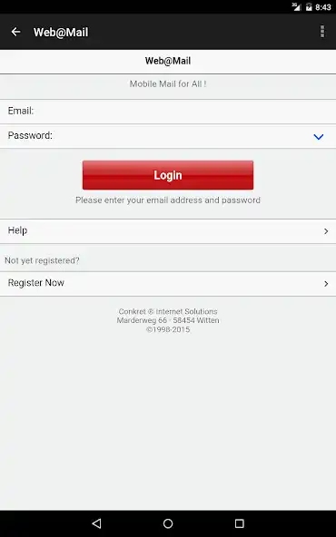 Play Web@Mail - mobile Mail  and enjoy Web@Mail - mobile Mail with UptoPlay