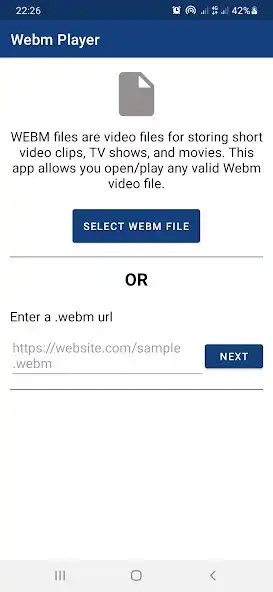 Play Webm Video Player  Converter  and enjoy Webm Video Player  Converter with UptoPlay