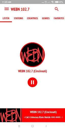 Play WEBN 102.7  and enjoy WEBN 102.7 with UptoPlay