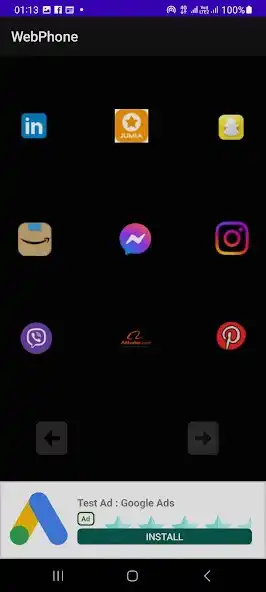 Play WebPhone as an online game WebPhone with UptoPlay