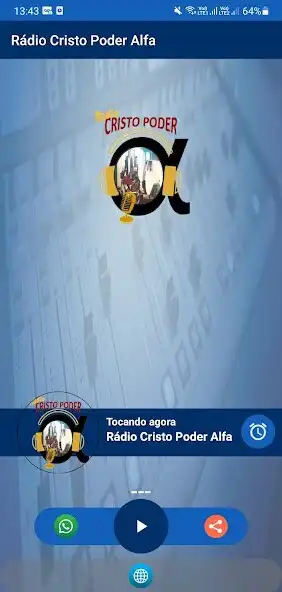 Play Web Rádio Cristo Poder Alfa  and enjoy Web Rádio Cristo Poder Alfa with UptoPlay